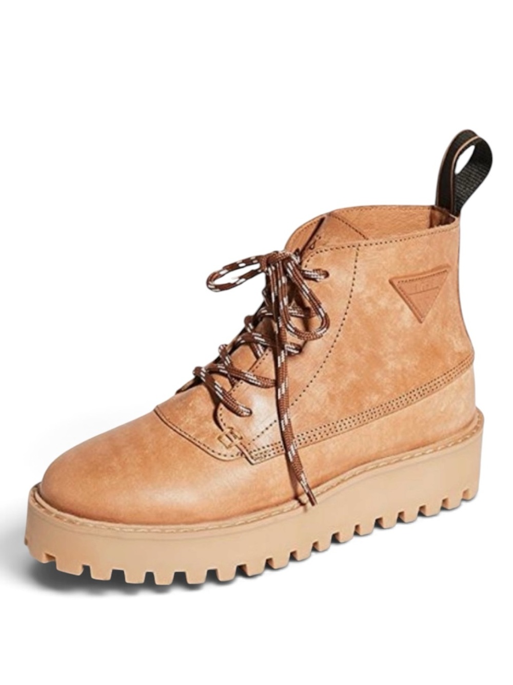 Läst Rocky Chunky Sole Leather Lace Up Ankle Boot | 39